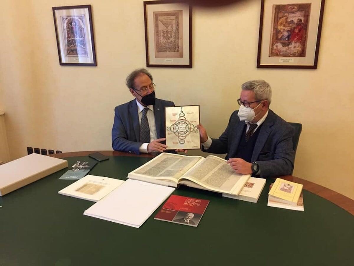 Il Centro Studi Gioachimiti ricevuta nella Biblioteca del Senato - 