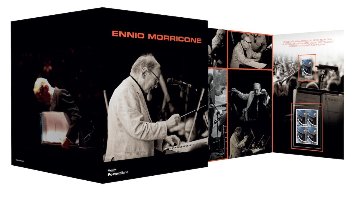 L’omaggio di Poste Italiane al grande maestro compositore Ennio Morricone - 