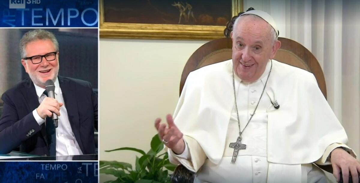 Papa Francesco fa il botto di ascolti da Fabio Fazio e supera Rai 1 - 