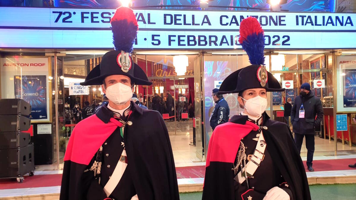Anche quest'anno l'Arma dei Carabinieri presente a Sanremo - 