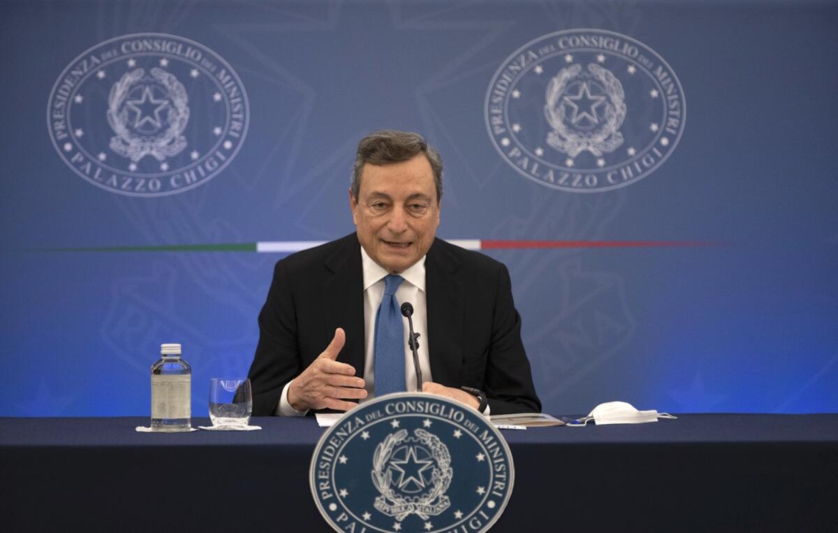 Green pass illimitato con la terza dose e niente zona rossa per i vaccinati - MARIO DRAGHI