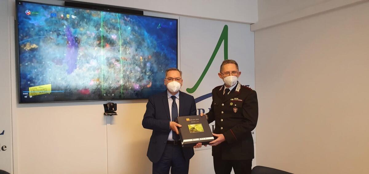 Dipartimento Arpacal di Crotone: visita del Comandante regionale dei Carabinieri Forestali - 