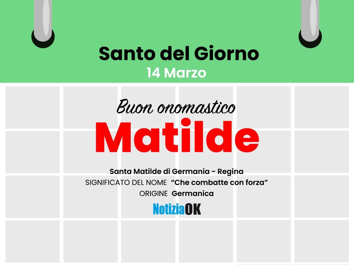 Onomastico: il Santo del giorno è Santa Matilde - 