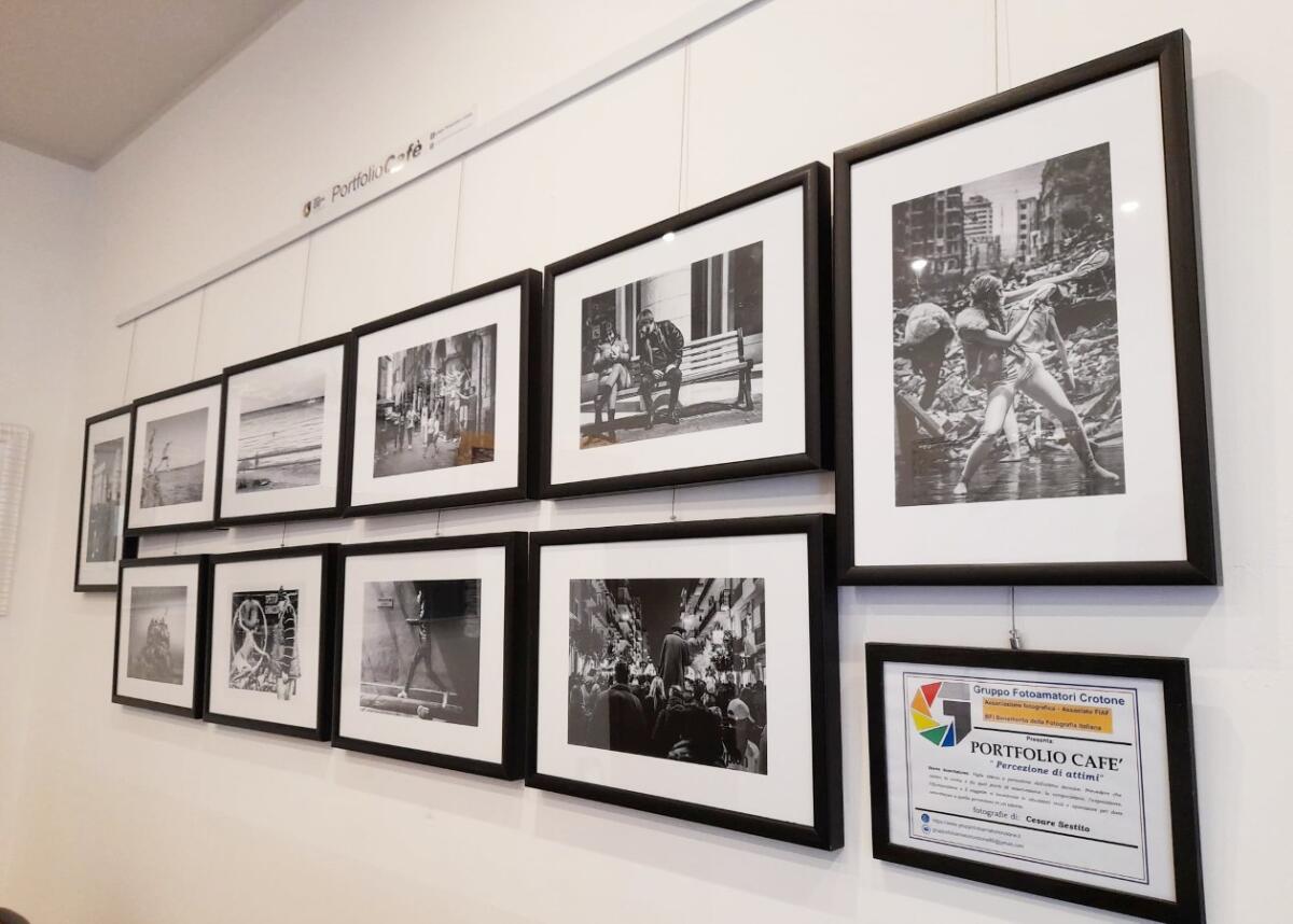 Crotone, al Bar Lux la mostra "Percezione di attimi" - 