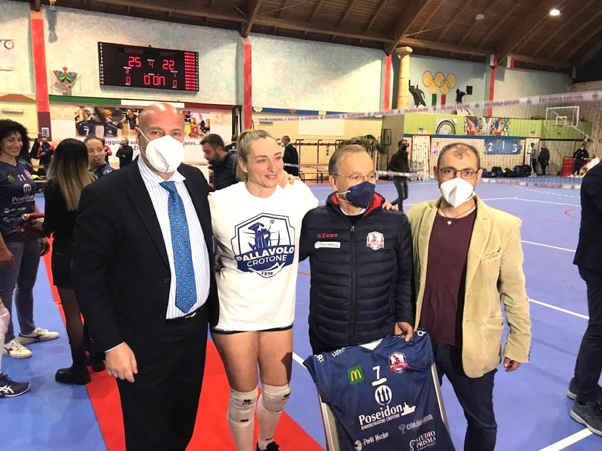 Menzione speciale per il Capitano della Pallavolo Crotone Romina Pioli - 