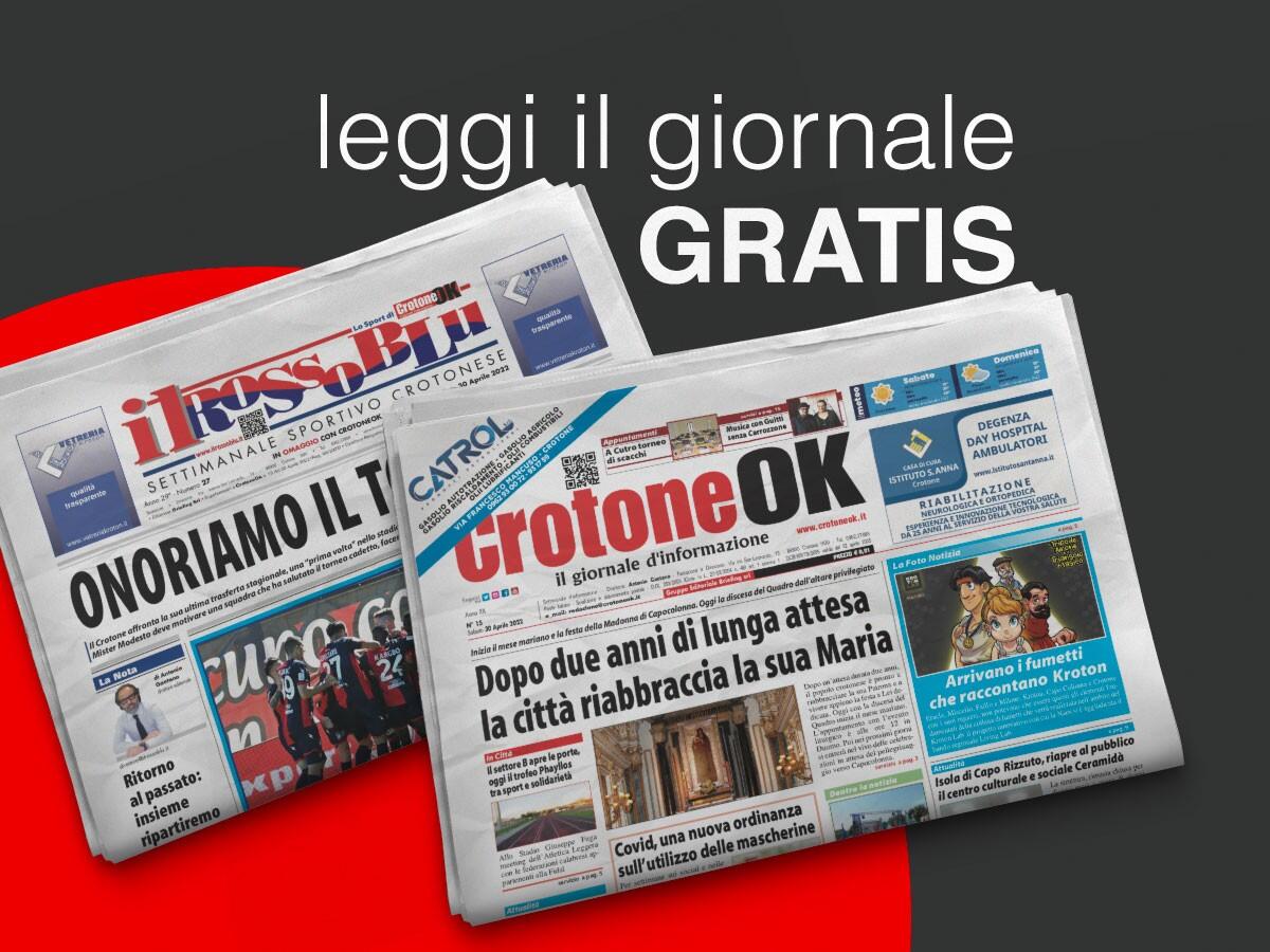Leggi gratis il nuovo numero di CrotoneOk e de IlRossoblu - 
