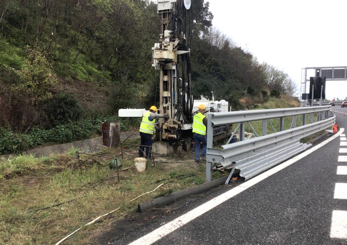 Autostrada del Mediterraneo - Proseguono gli interventi sulla frana nel comune di Nocera Terinese (CZ) - 