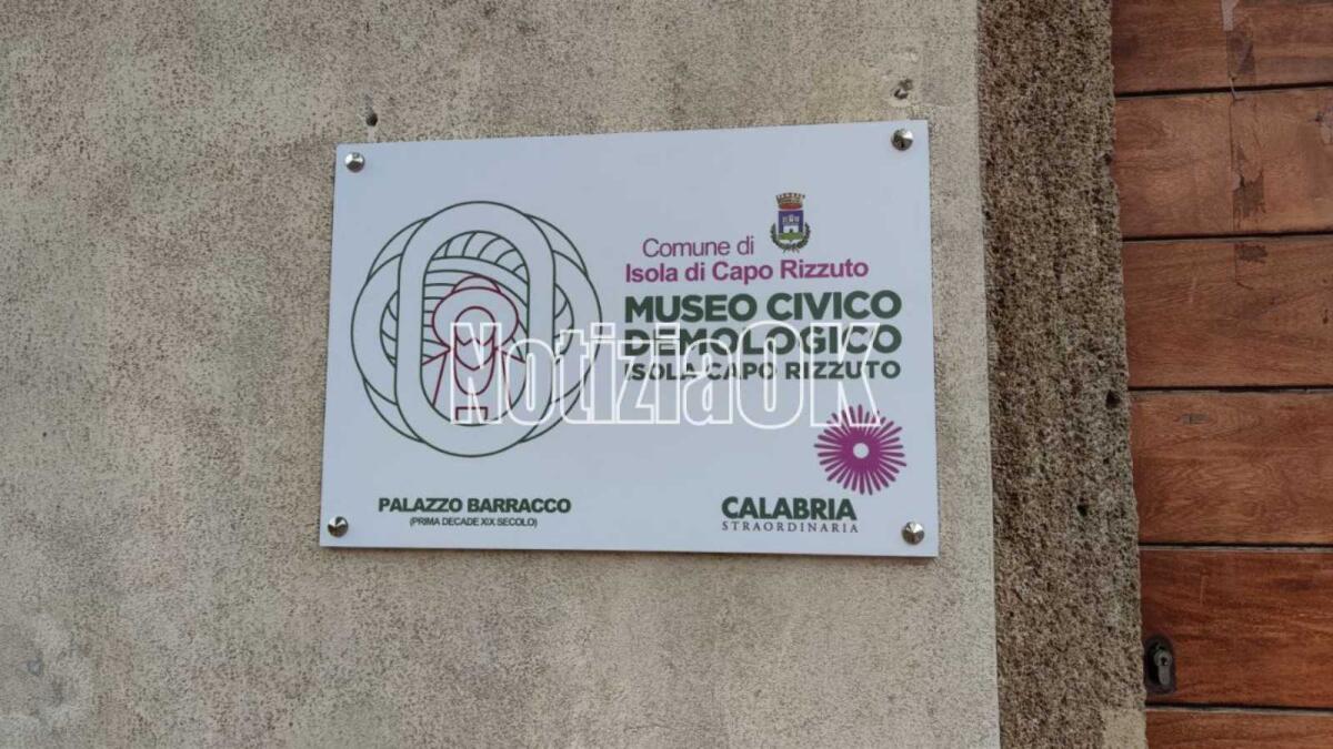 Isola di Capo Rizzuto, Museo Civico Demologico: gli orari di apertura al pubblico - 