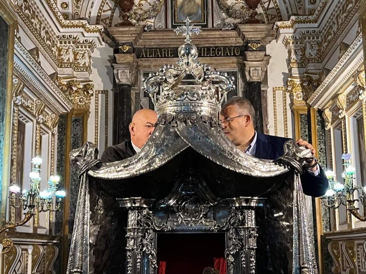 Crotone, il Tronetto del Quadricello pronto a custodire la Madonna di Capocolonna - 