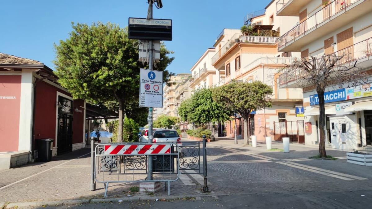 Stop alle macchine sul lungomare di Crotone - 