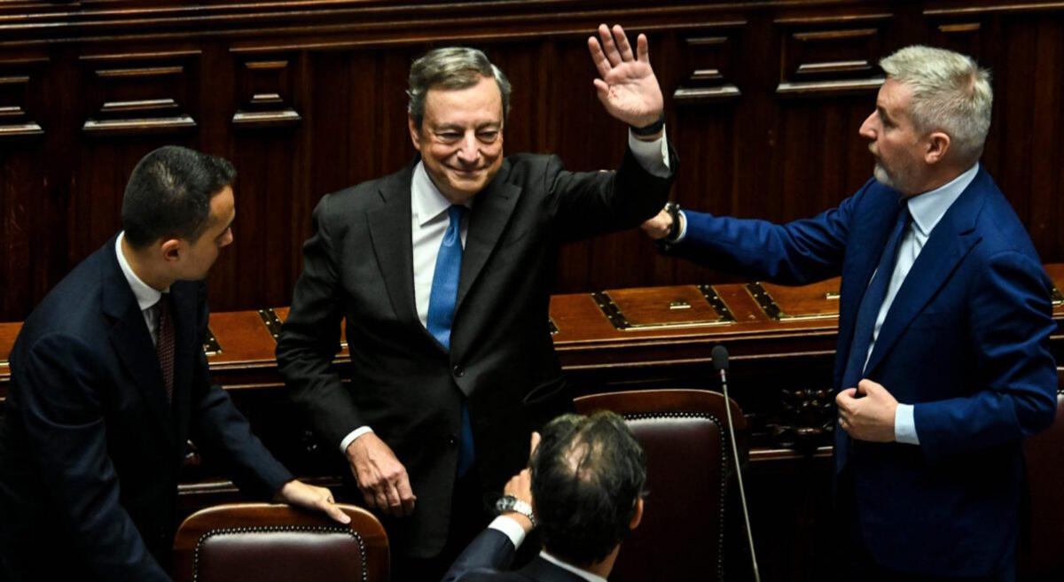 Draghi saluta. Confermate le dimissioni a Matterella - 