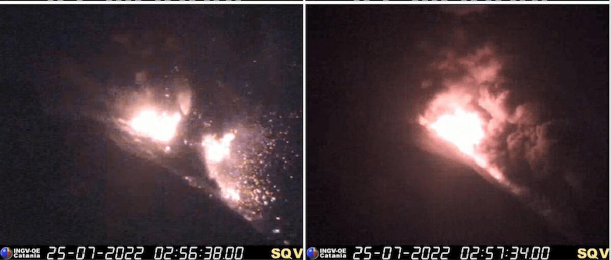 Esplosioni nella notte a Stromboli, eruzione nell'area craterica nord - 