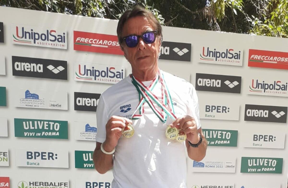 Campionati Italiani di Nuoto Master, medaglie per Enzo Foglia - 