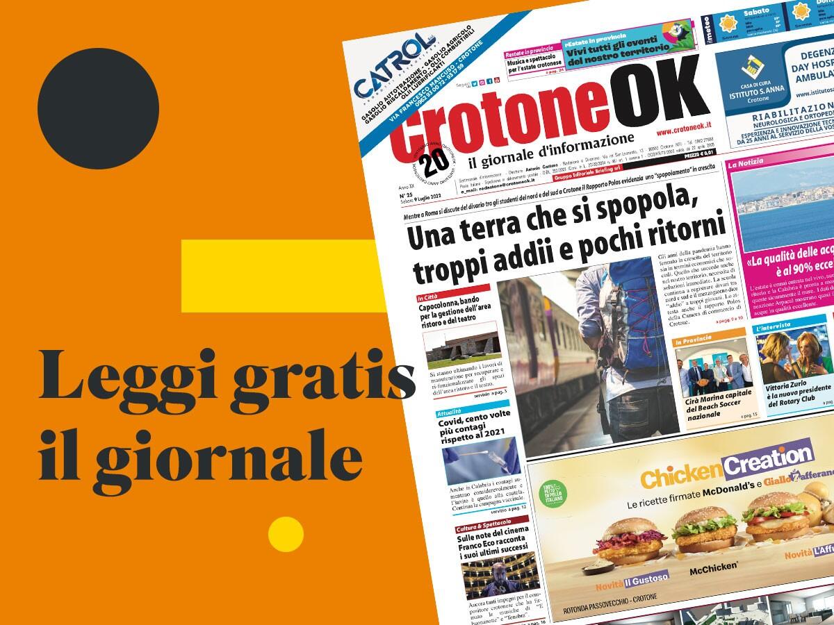 CLICCA QUI E LEGGI SUBITO CROTONEOK - 
