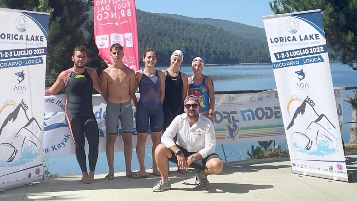 I NuotatoriKrotonesi secondi alla Lorica Lake - 