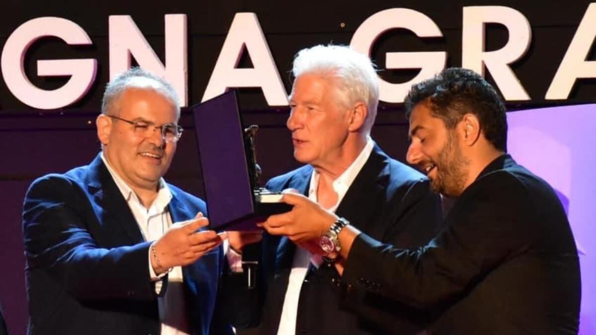 A Richard Gere la Colonna d’Oro dell’orafo Michele Affidato - 
