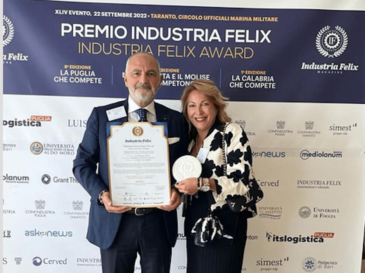 Crotone, a Liotti S.p.A. il Premio Felix: «Riconoscimento che gratifica» - 