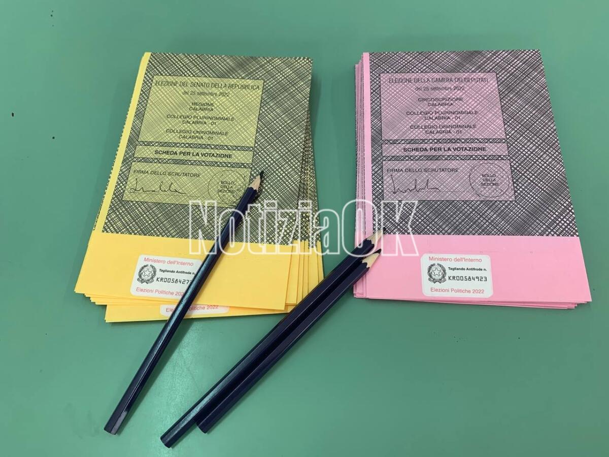 Elezioni -  2.399 le sezioni in Calabria: verranno eletti 13 deputati e 6 senatori - 