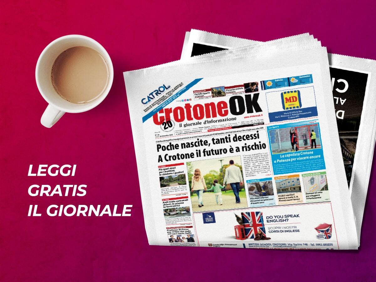 CLICCA QUI E LEGGI SUBITO CROTONEOK - 