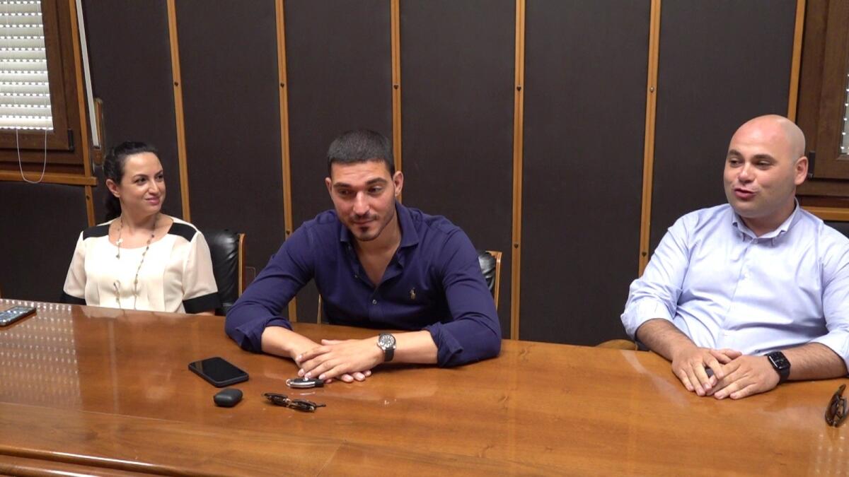 Il Pd di Crotone: "Quali motivazioni in merito al nuovo presidente del Consiglio comunale?" - Da sinistra Annagiulia Caiazza, Andrea Devona, Leo Barberio