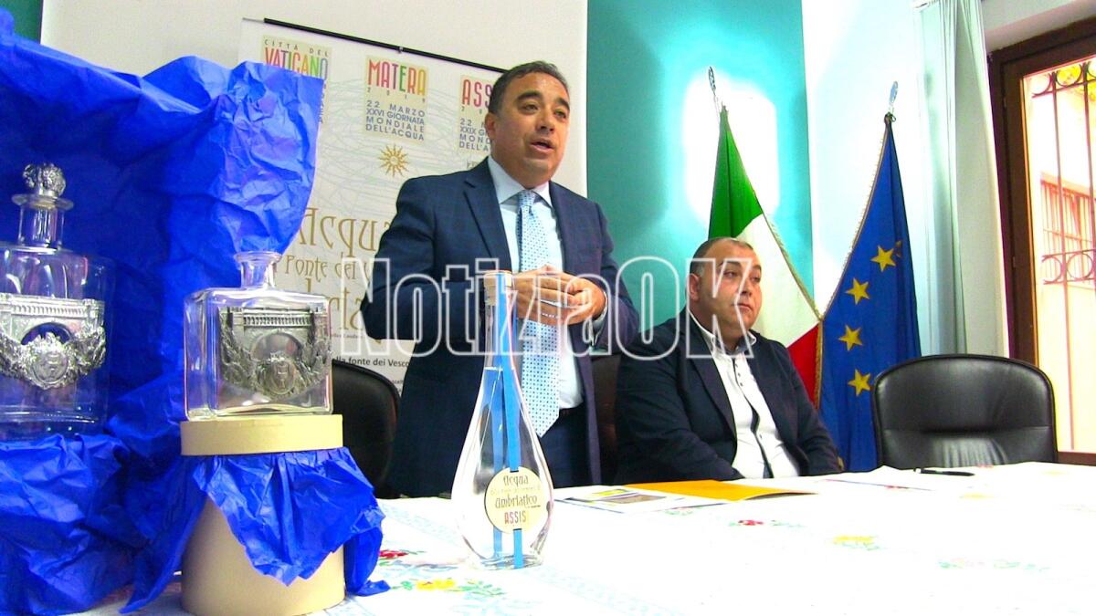 L'acqua di Umbriatico arriva ad Assisi come dono di rinascita - Sergio Ferrari e Pietro Greco