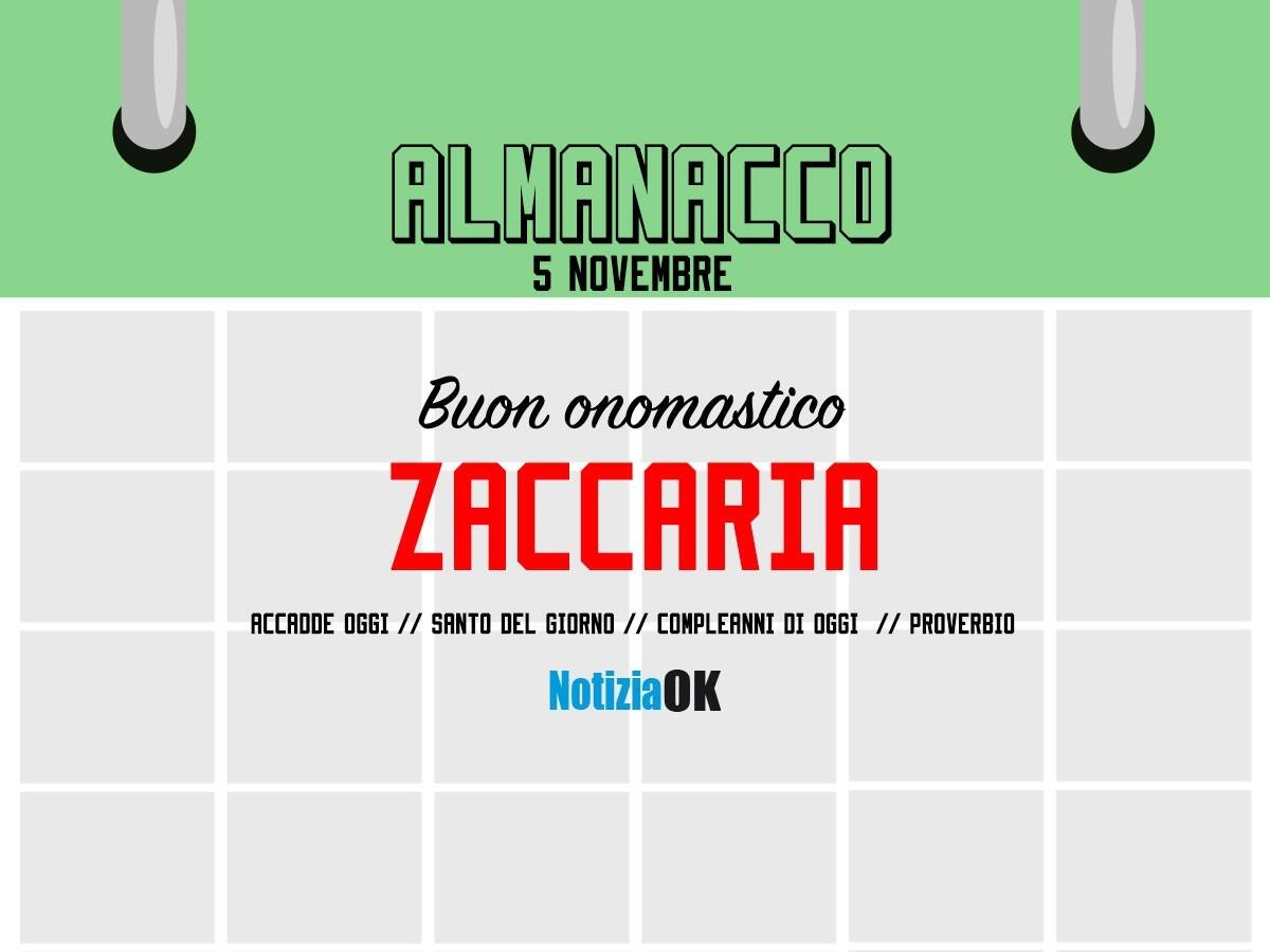 Almanacco | Sabato 5 novembre: Santo e Proverbio del giorno, accadde oggi e compleanni - 