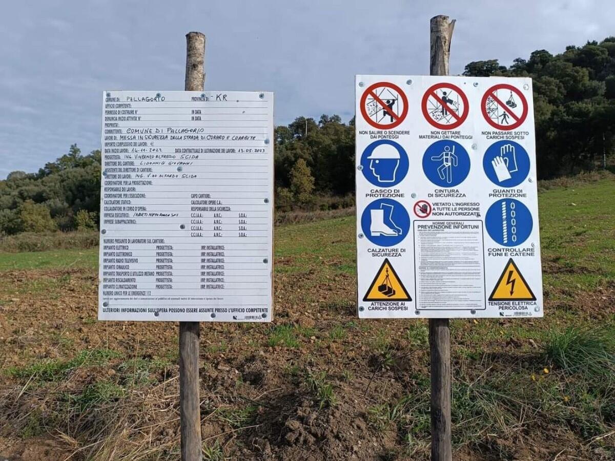 Pallagorio, iniziati i lavori sulla strada comunale "Coracite - Piperia" - 