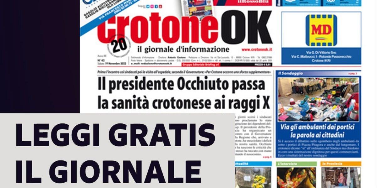 CLICCA QUI E LEGGI SUBITO CROTONEOK - 
