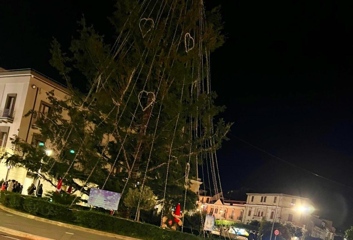 Crotone, ignoti manomettono l'albero di Natale che rimane al buio - 