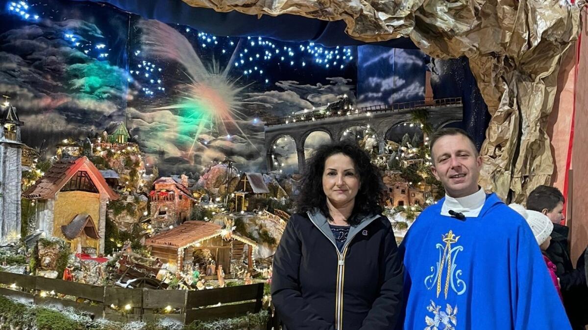 Camigliatello - Il presepe artistico di Francesca Altimari che rappresenta la Sila - 
