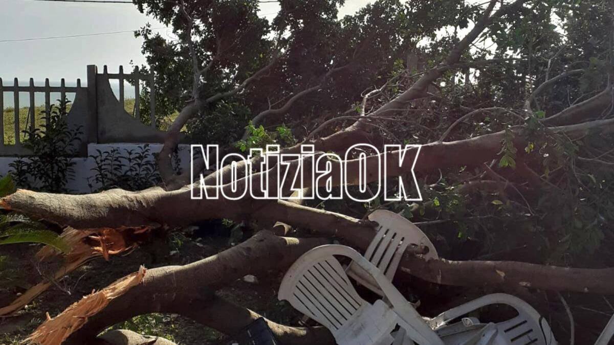 Crotone - Notte da incubo tra grandine e vento, danni alle abitazioni - 