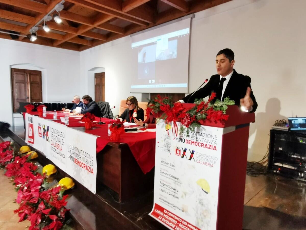 Fillea Cgil Calabria Simone Celebre rieletto segretario generale - 
