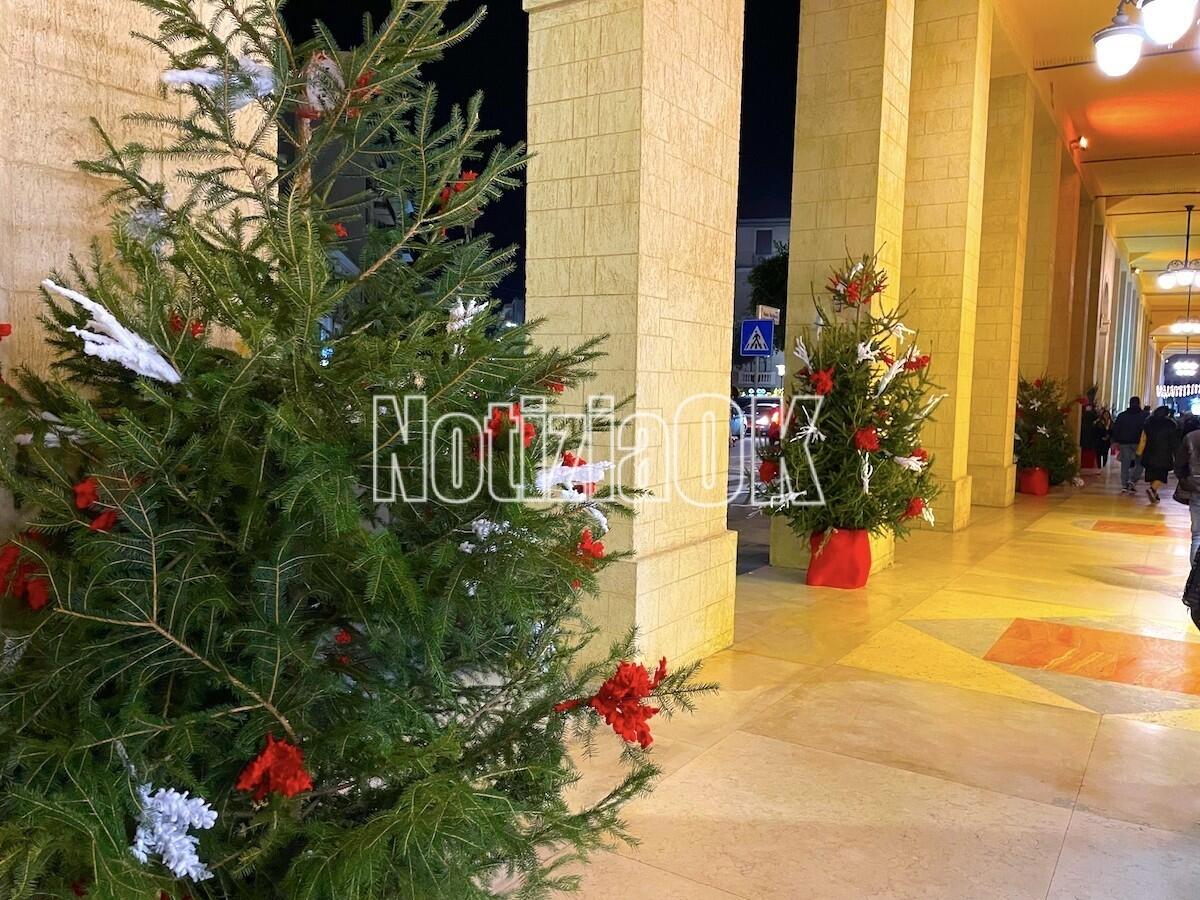 Crotone, il Gruppo Marrelli addobba a festa i portici - 