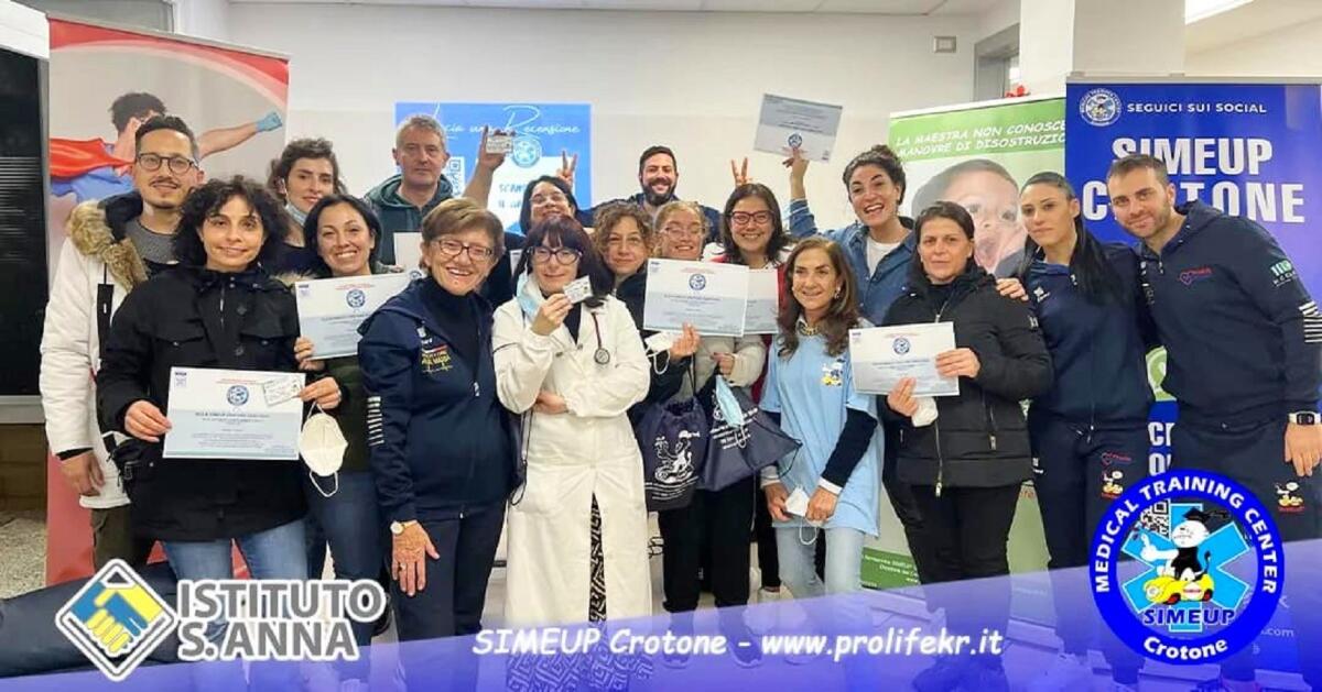 Corso di alta professionalità del Simeup presso l'Istituto Sant'Anna di Crotone - 