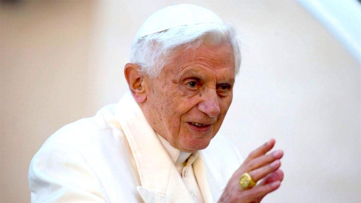 Crotone, una messa in suffragio di Benedetto XVI - 