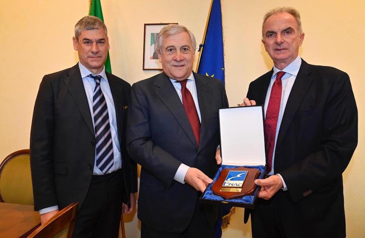 Incontro Tajani - Enac: si valutano rotte con alcuni paesi - 