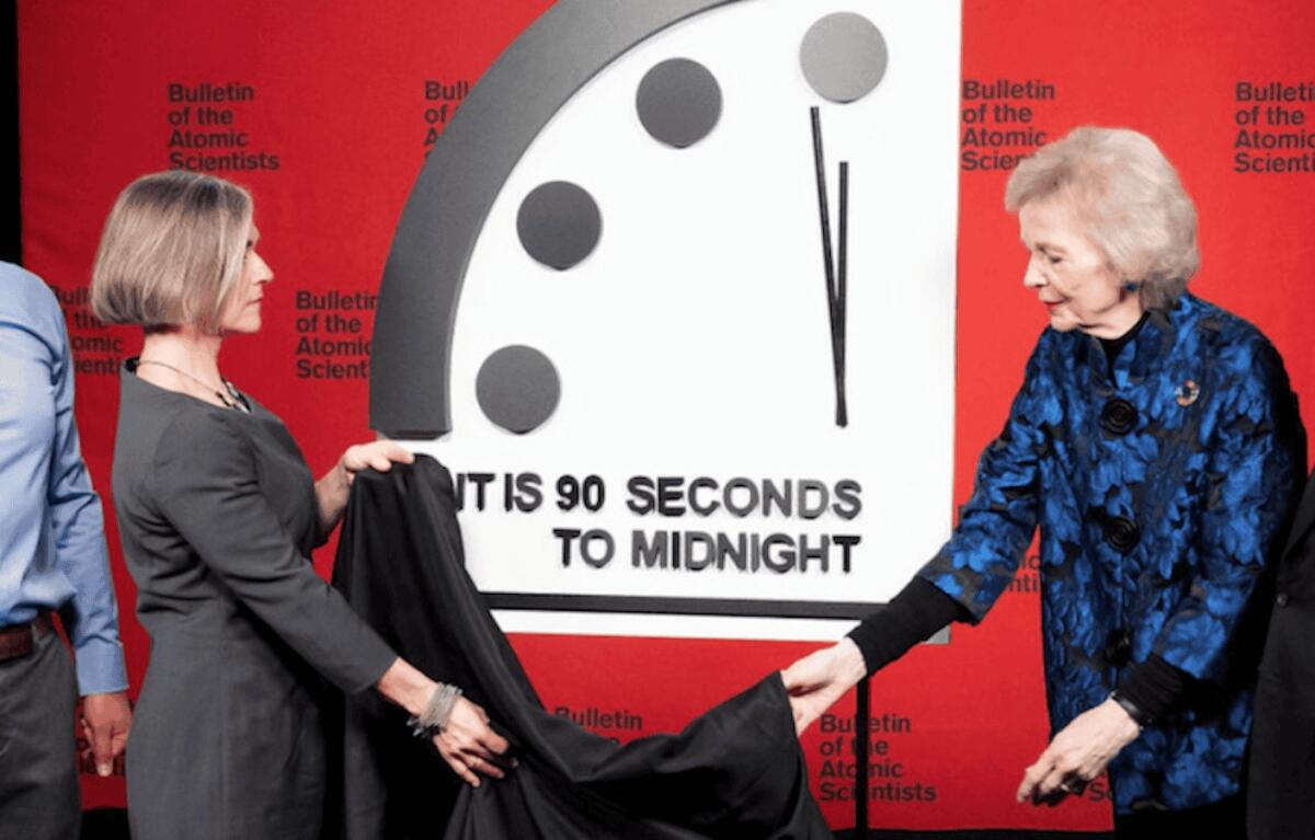 L’orologio dell’Apocalisse: il mondo scende a 90 secondi dalla sua fine - 