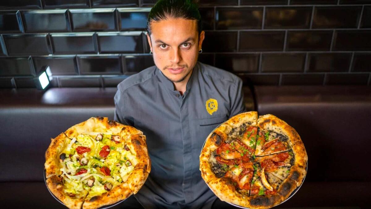 La pizza crotonese a Casa Sanremo con Antonio Gerace - Antonio Gerace a Sanremo nel 2023