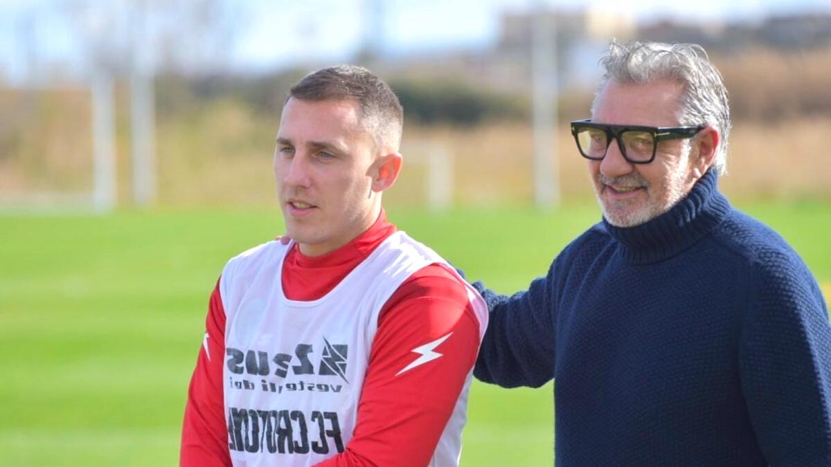 Crotone Calcio | Primo allenamento per Andrea D'Errico - 