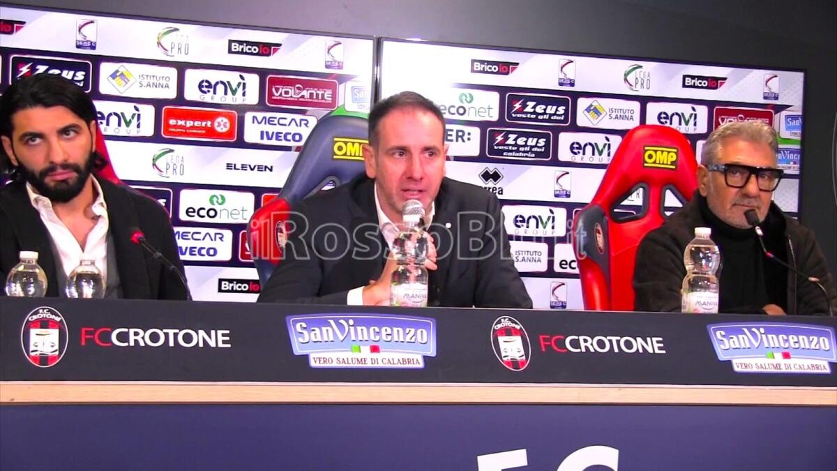Crotone Calcio | Gianni Vrenna: "Volevamo dare un segnale importate alla squadra, alla città e ai tifosi" - 