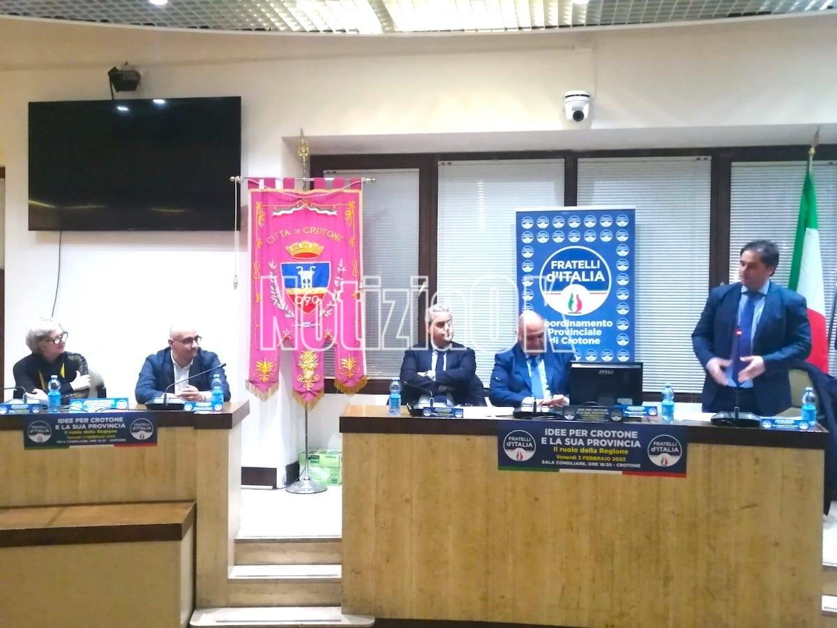 Gli impegni di Fratelli d'Italia in Regione per Crotone - 