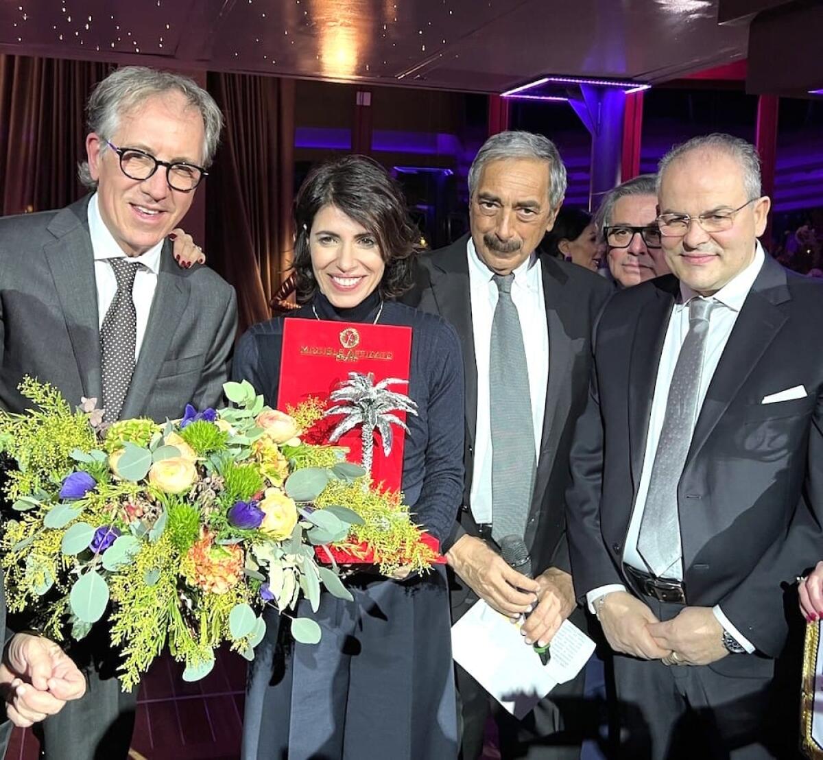 #Sanremo2023 - L'arte di Affidato protagonista: "Premio Numeri Uno" per Giorgia - 