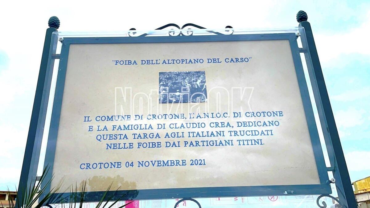 Crotone - Leto (Gioventù Nazionale): "Strano che le amministrazioni non abbiano celebrato il Giorno del Ricordo" - 