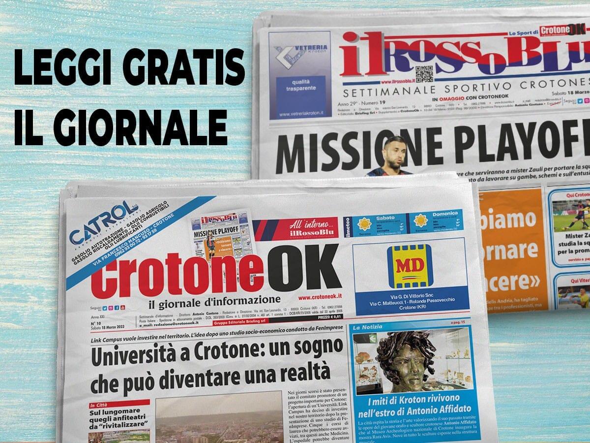 CLICCA QUI E LEGGI SUBITO CROTONEOK - 