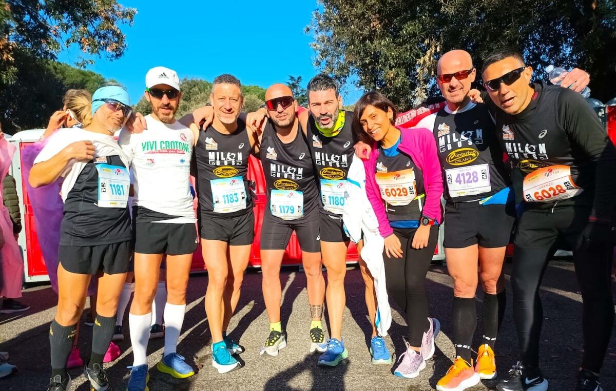 Atletica - La Milonrunners porta a termine la gara di 21 KM dando lustro a Crotone - 