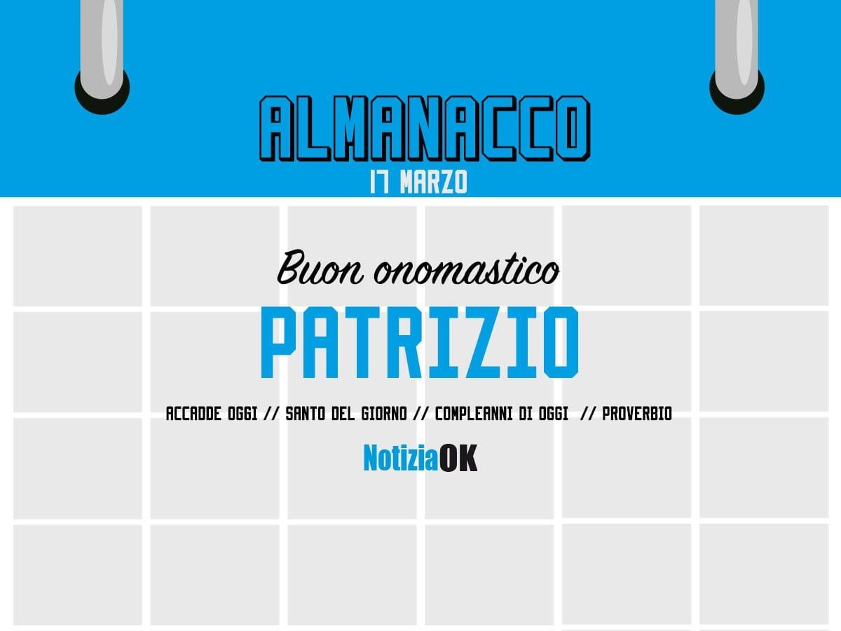 Onomastico: il Santo del giorno è San Patrizio -