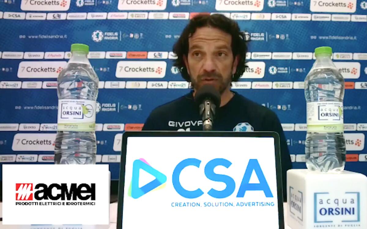 #FidelisAndriaCrotone 0-0 | Mister Cudini: "Ottima prestazione contro una squadra importante" - 