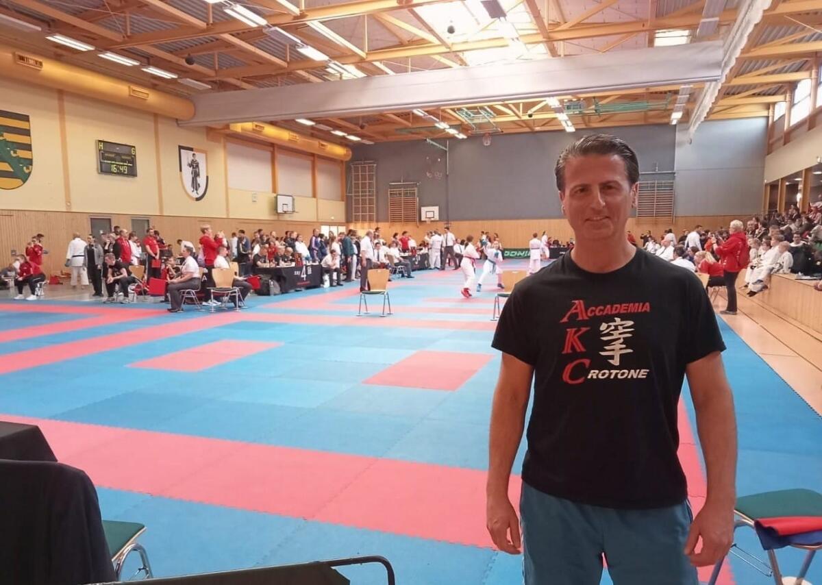 Karate, Emanuele Genovese sale sul podio al 18° International Zwönitztalpokal - 