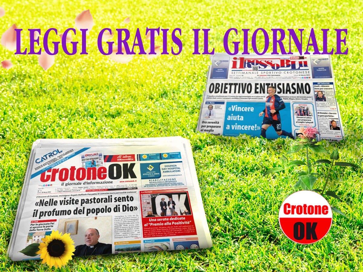 CLICCA QUI E LEGGI SUBITO CROTONEOK - 