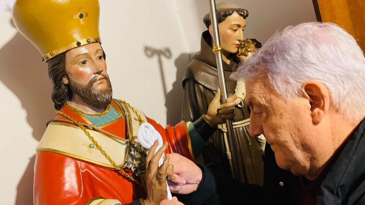Il Maestro orafo Gerardo Sacco dona la Chiave della Città a Santa Sofia d’Epiro per devozione al suo Santo patrono - 